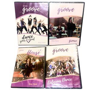 Lot of 4 Body Groove Misty Tripoli DVDs Dance Workout